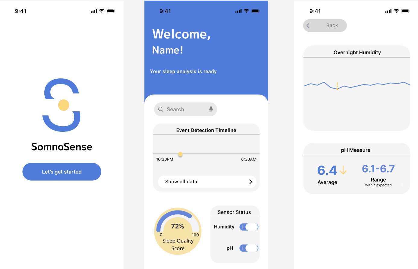 App interface