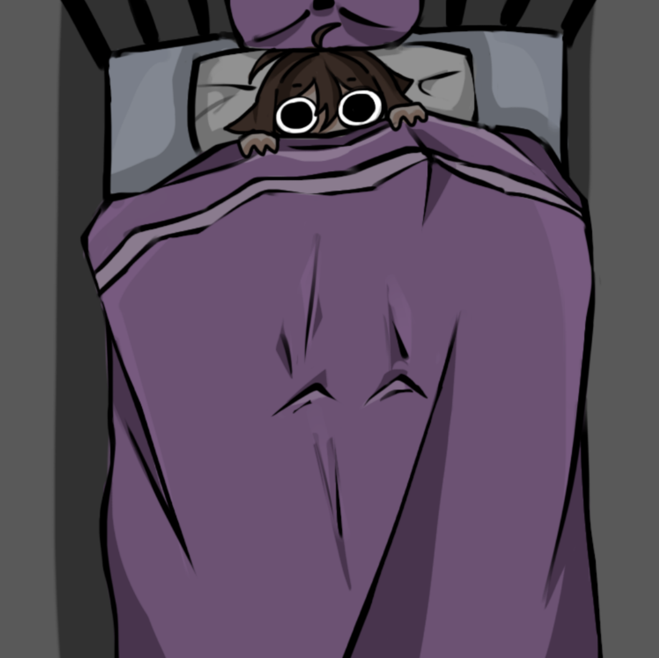 Children's sleep book illustration